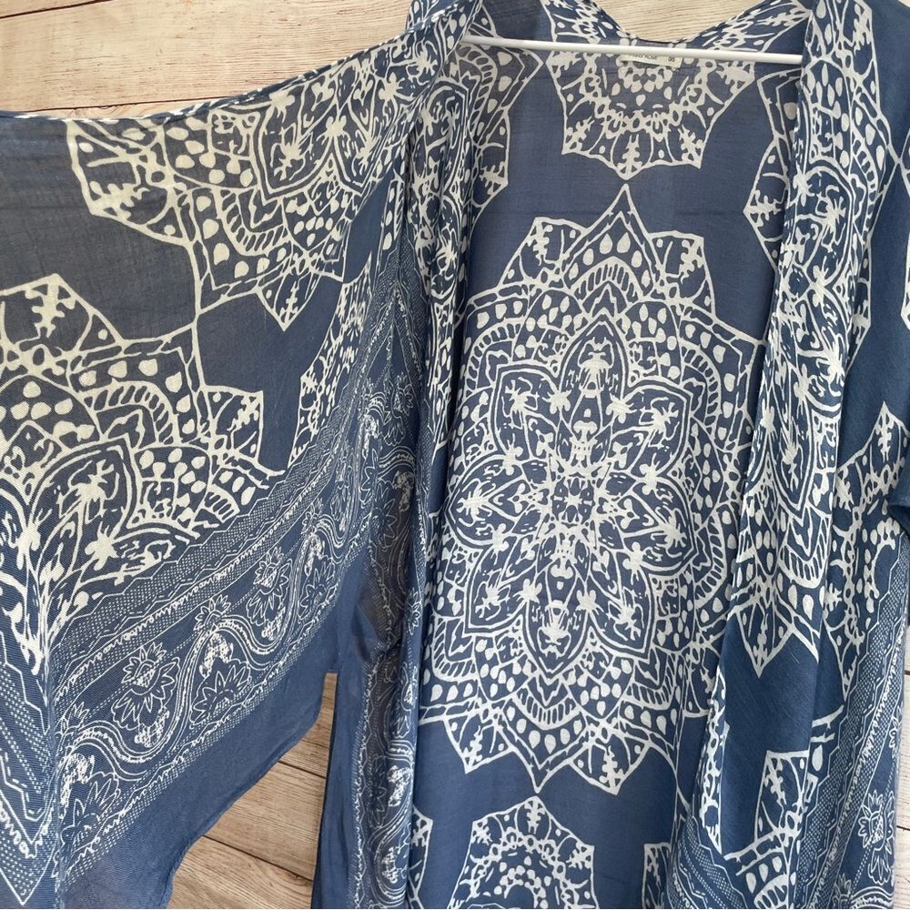 MOSS ROSE BANDANA PRINT DUSTER‎ - Picture 6 of 11